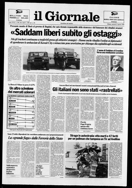 Il giornale : quotidiano del mattino